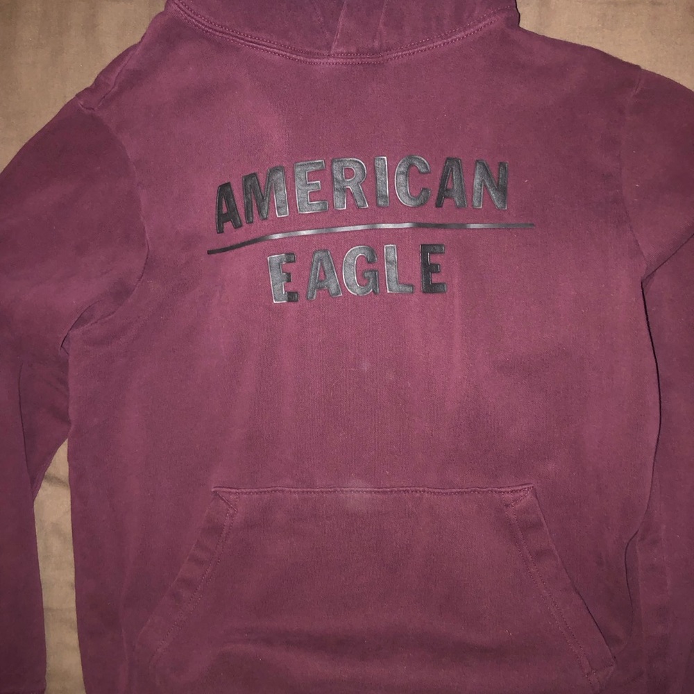 American Eagle Maroon Hoodie
